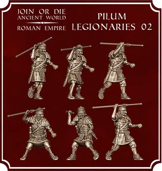 Legionaries Fighting - Pilum