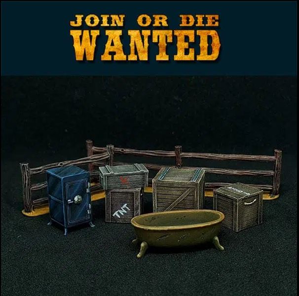 Old West scatter terrain