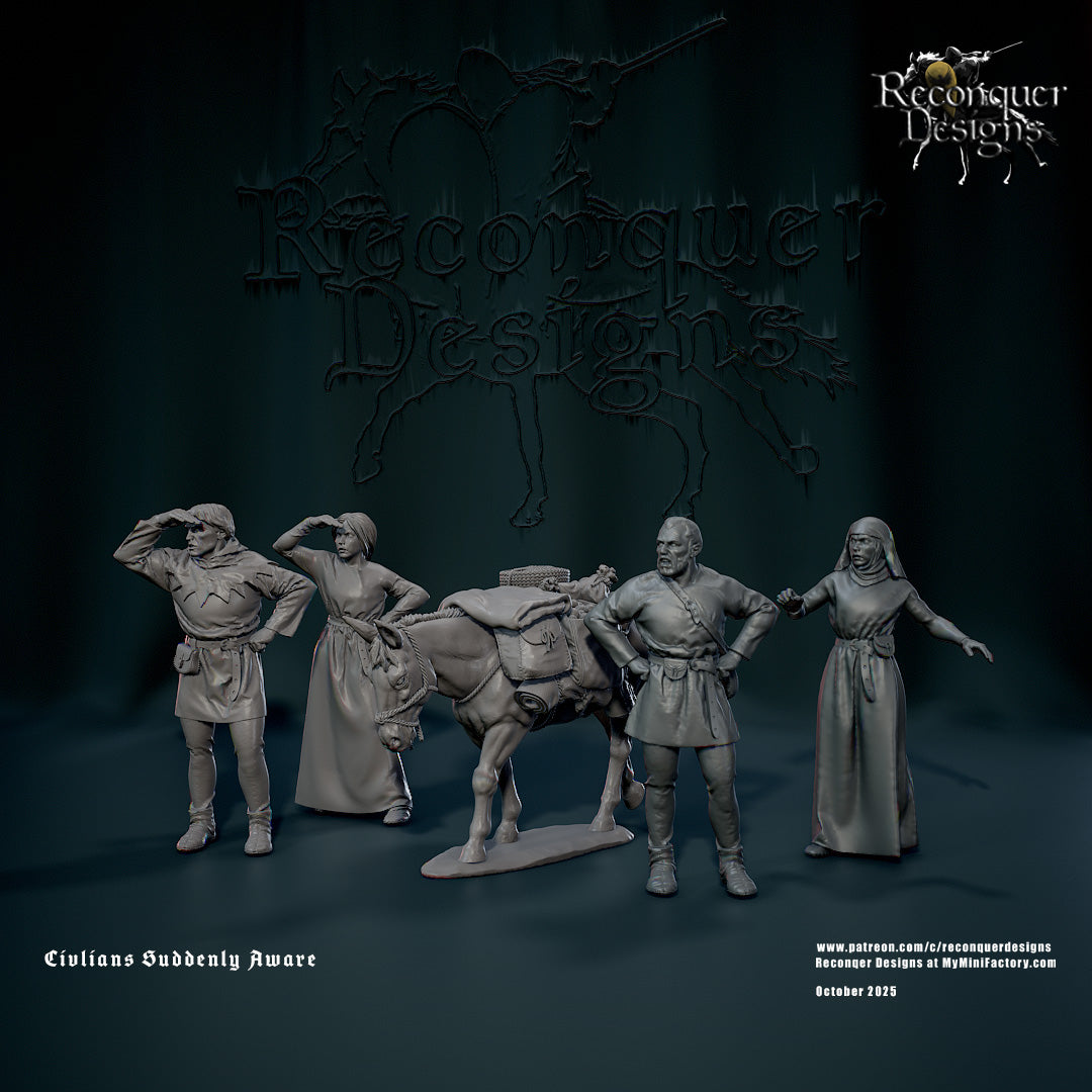 Civilians Suddenly Aware and Pack Mule