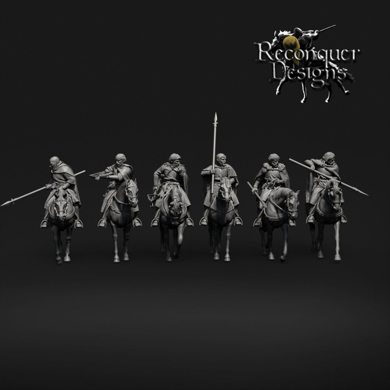 Spanish Mounted Hunting Party