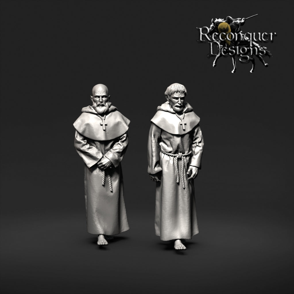 Christian Monks Walking