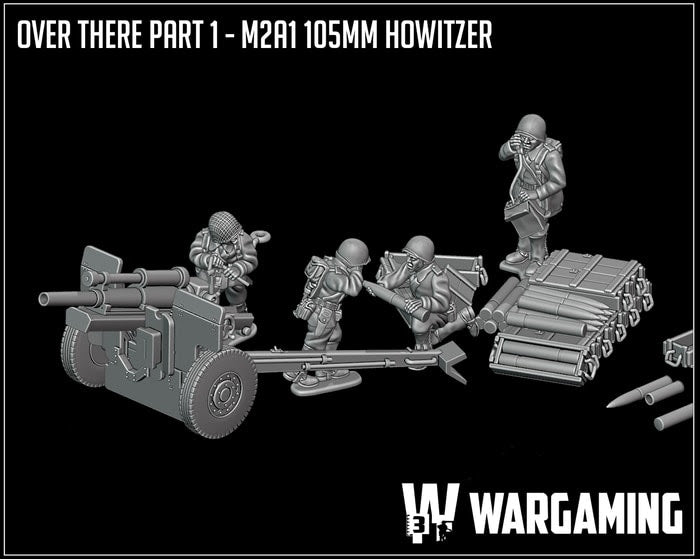 US Infantry 105mm Howitzer - North Africa