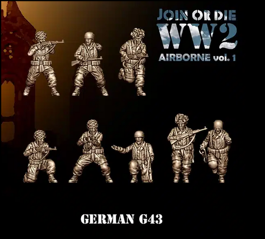 Fallschirmjäger infantry with G43
