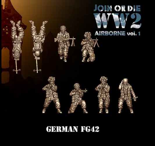Fallschirmjäger infantry with FG42