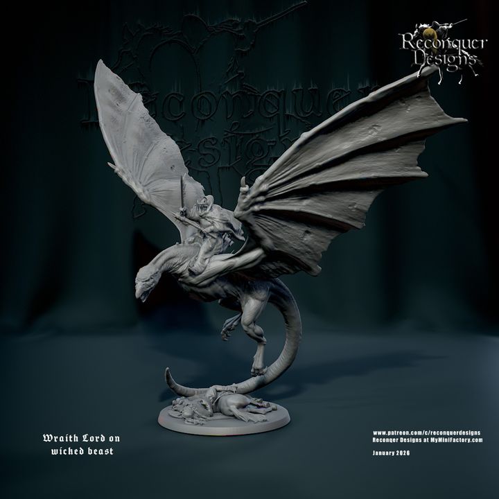 Wraith King on Fell Beast