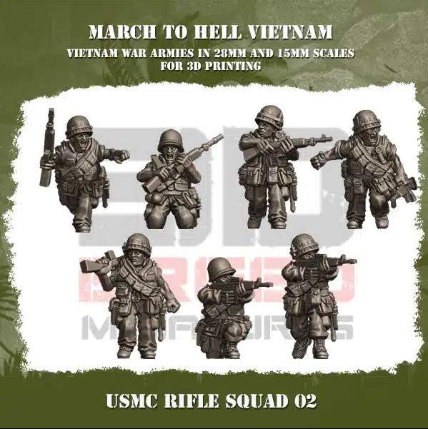 US Marine Corp Rifle Squad 2