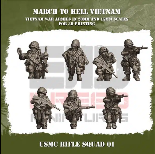 US Marine Corp Rifle Squad 1