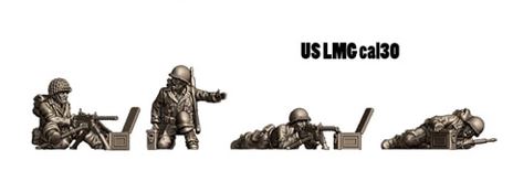 US 30 Cal machine gun crews