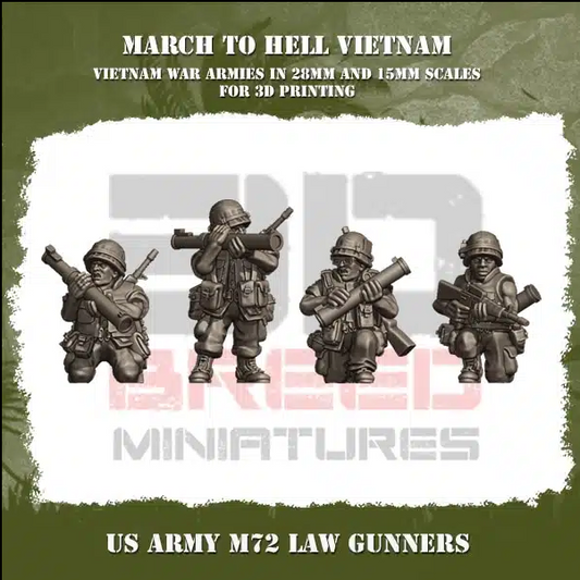 US Army riflemen with M72 LAW