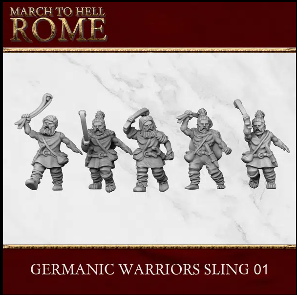 Germanic Warriors with sling