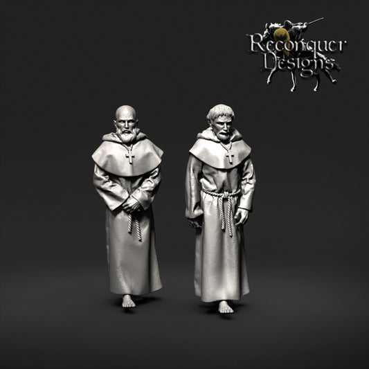 Christian Monks Walking