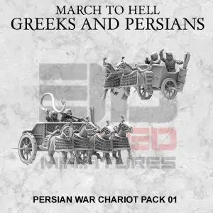Persian scythed chariots