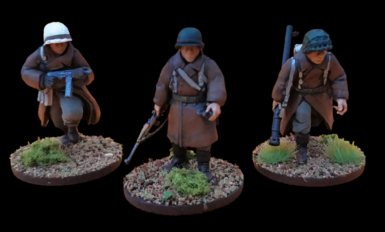 American Infantry Command in Great Coats