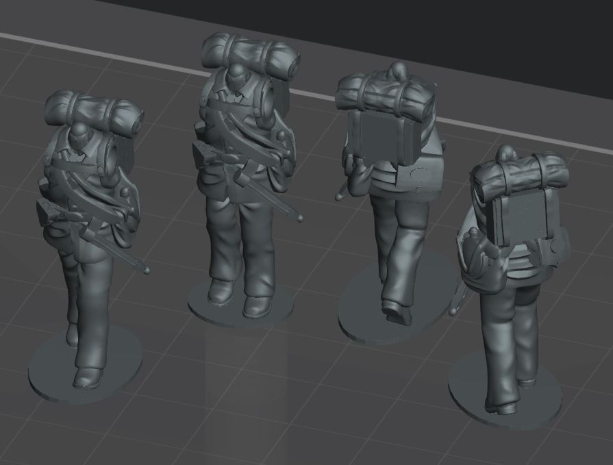 Union Infantry Bodies