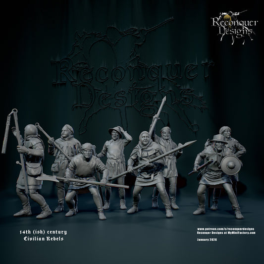 14th Century Medieval Civilian Rebels