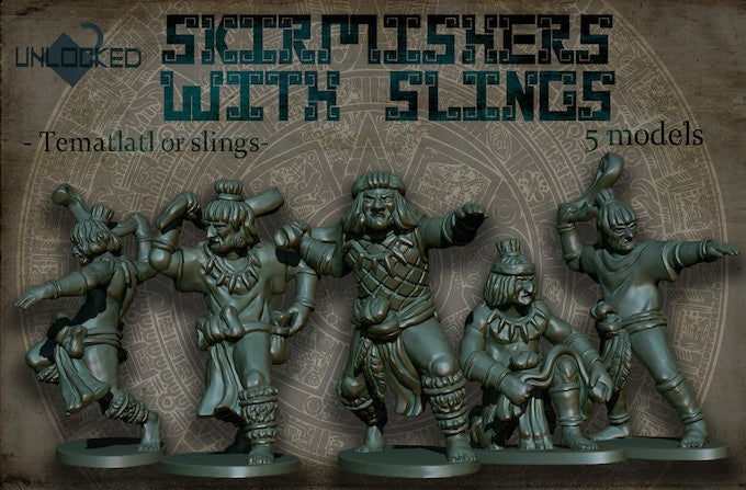 Aztec Skirmishers with Sling