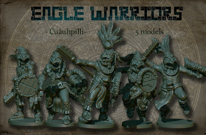 Aztec Eagle Warrior – Potbelly Miniatures