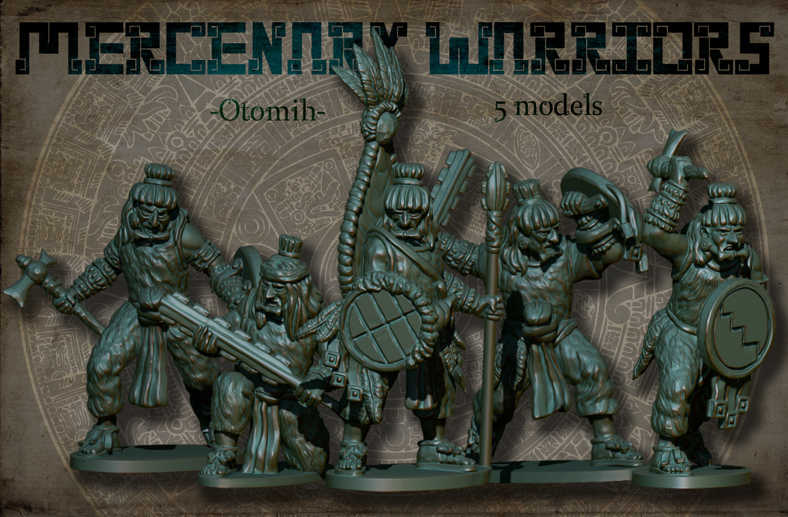Aztec Otomi Warriors – Potbelly Miniatures